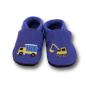 Preview: Krabbelschuhe Bagger und Laster auf royal